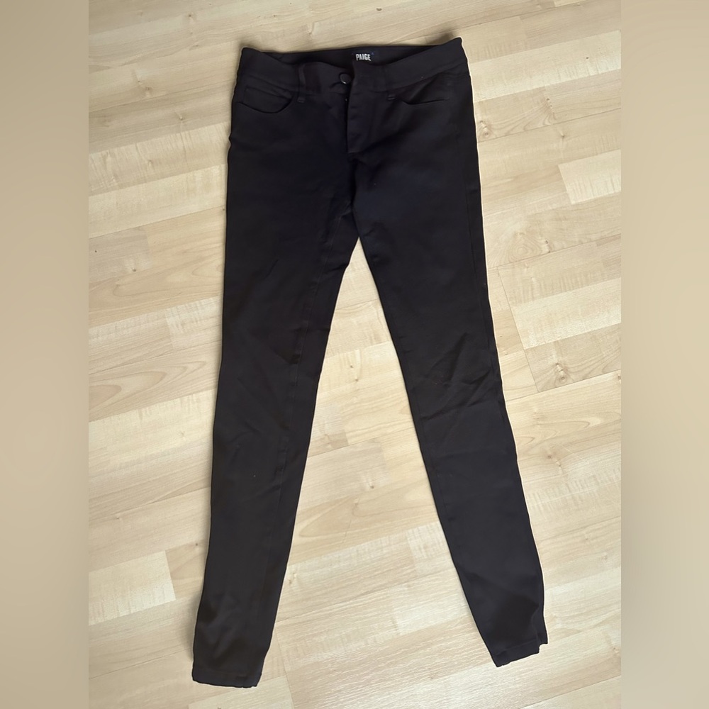 PAIGE black peg skinny pants
